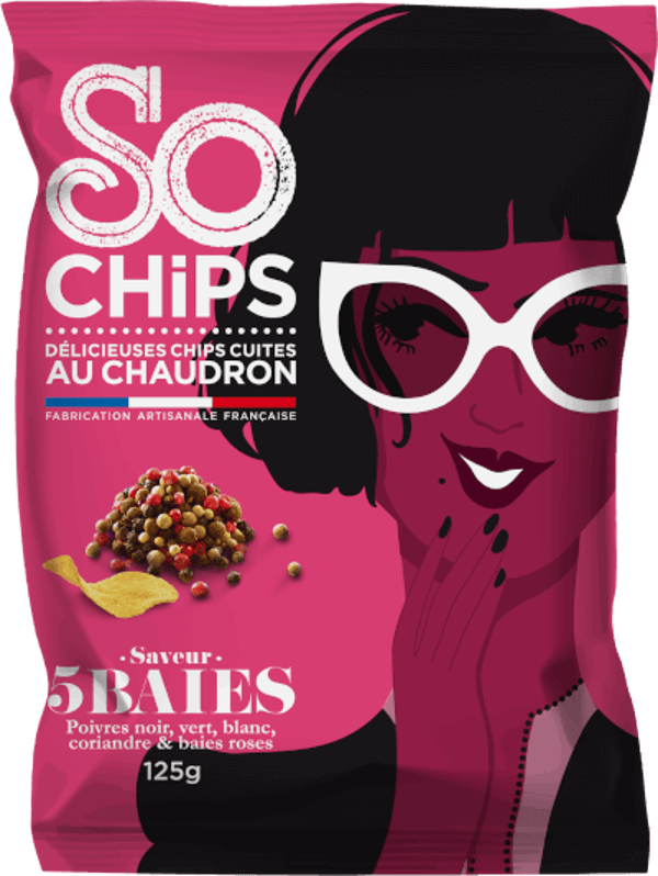 SO CHIPS - 125gr POIVRES et BAIES