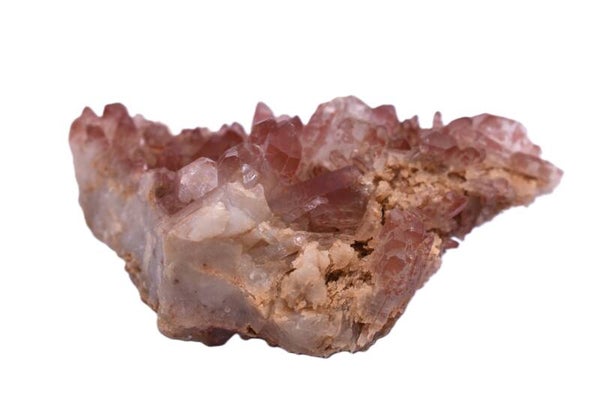 Quartz mandarine brut – Druse cristallisée – 197 g – Brésil