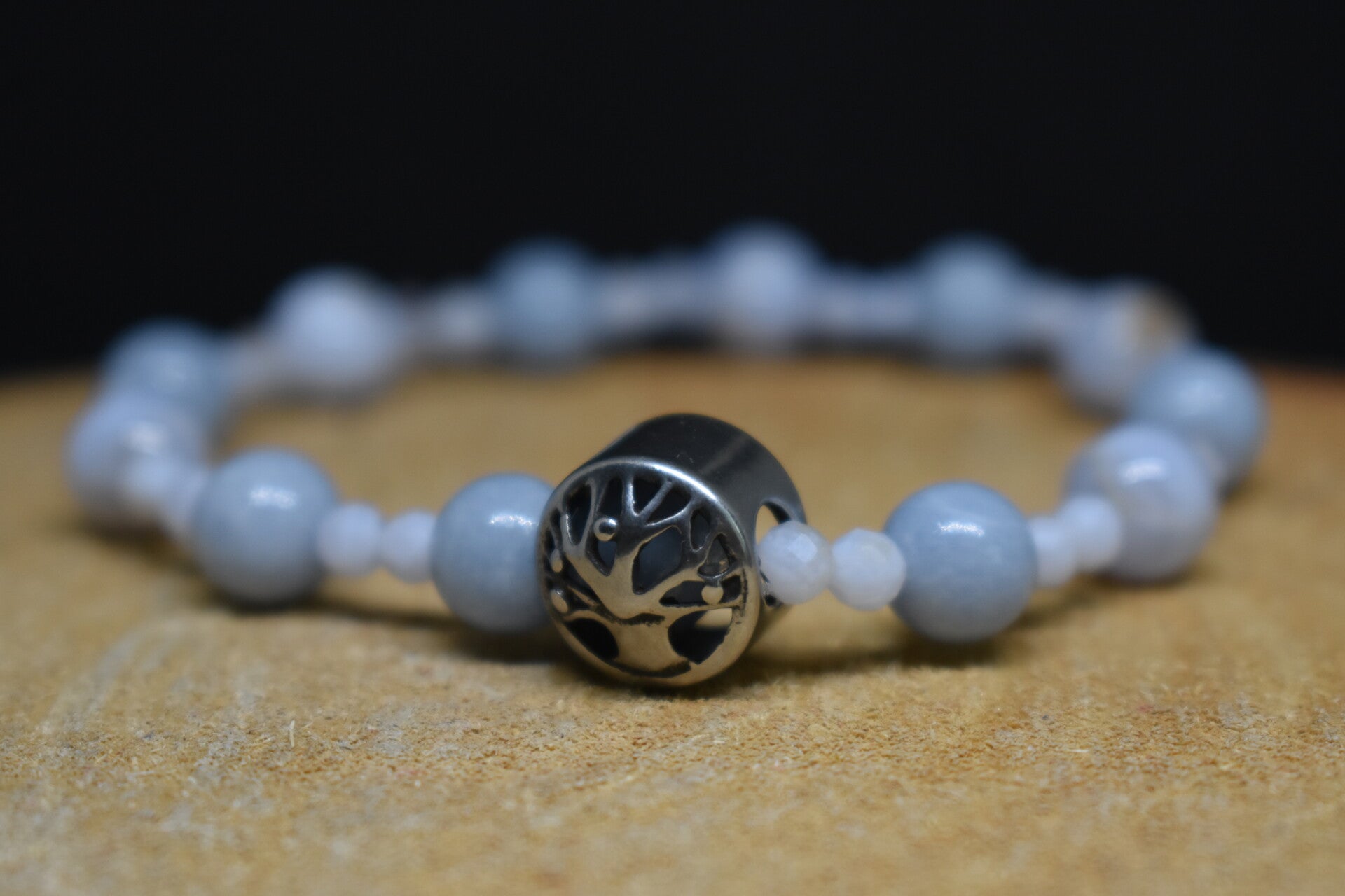 Souffle d’Azur – Calcédoine & Angélite