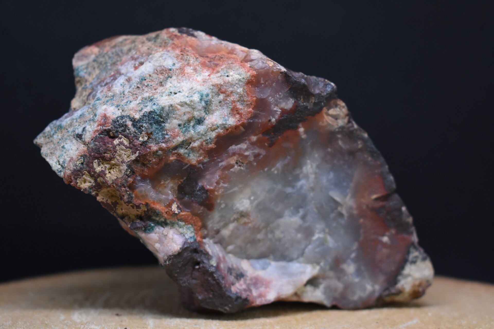 Agate indienne brute 765 g