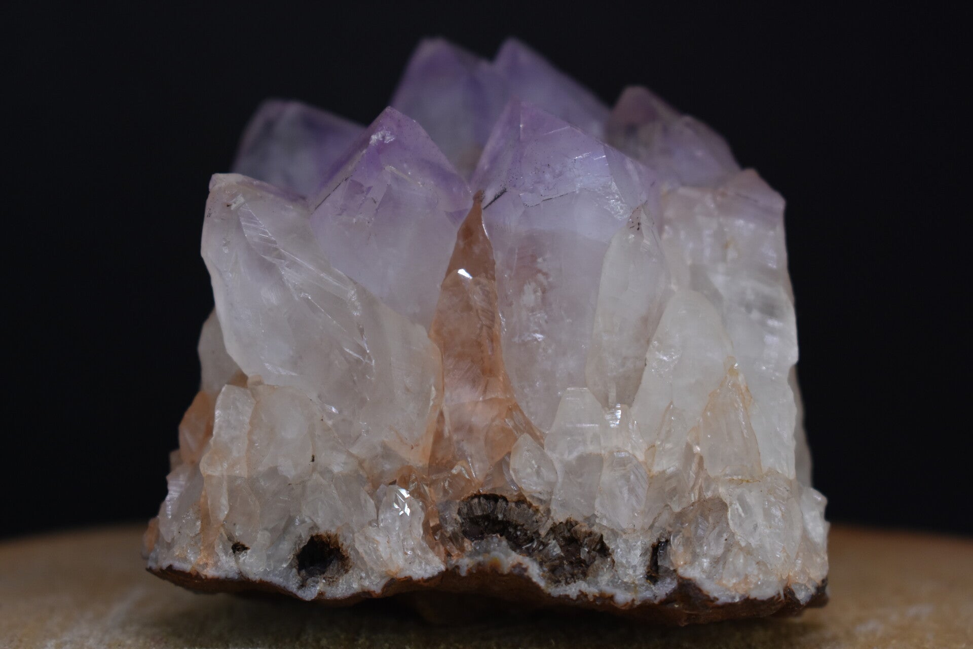 Améthyste sur quartz 391 g