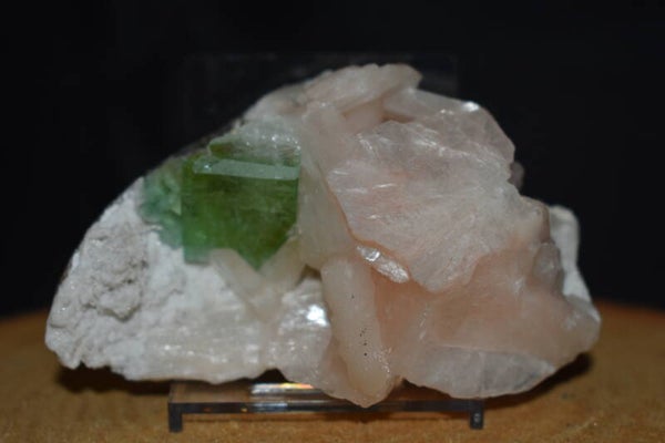 Druse Apophyllite Verte Stilbite Blanche : 156g
