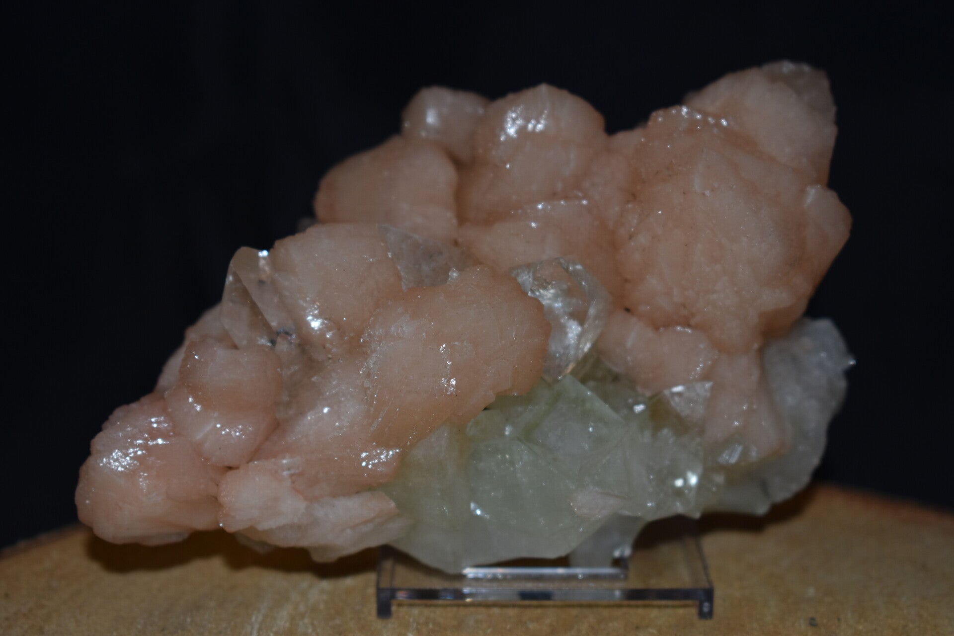 Stilbite Pèche Apophyllite : 333g