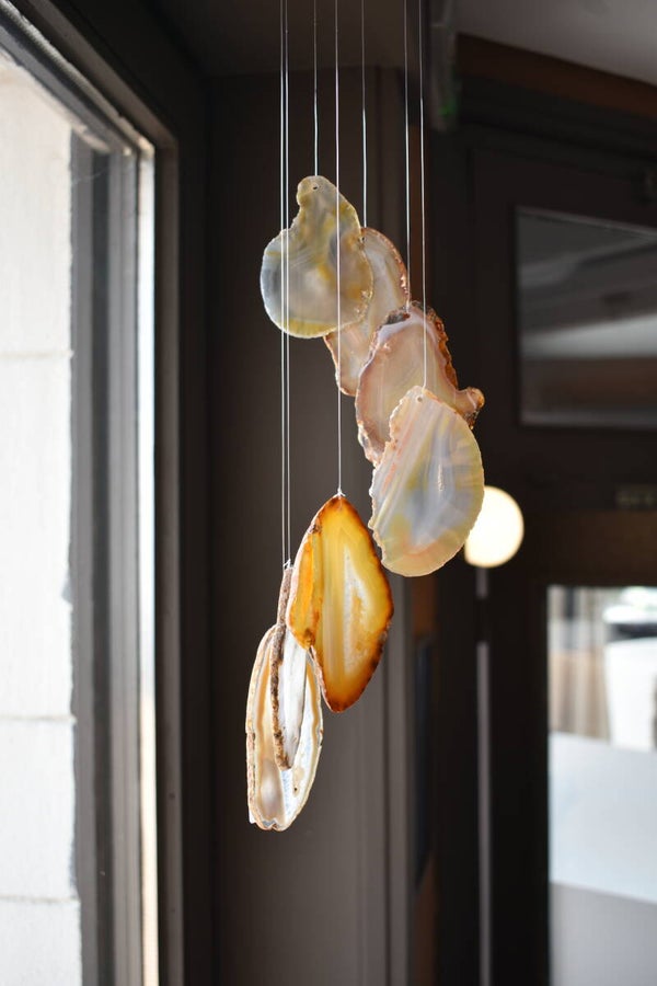 Carillon en agate naturelle du Brésil – 55 cm