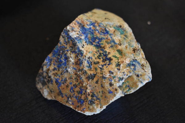Azurite et malachite brutes du Mexique