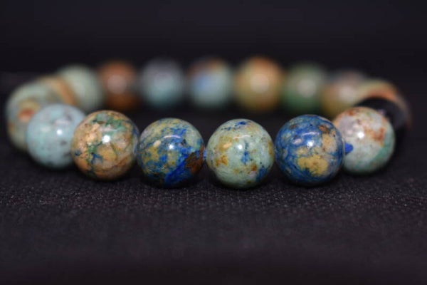Azurite Malachite - Bracelet en pierre naturelle 10mm