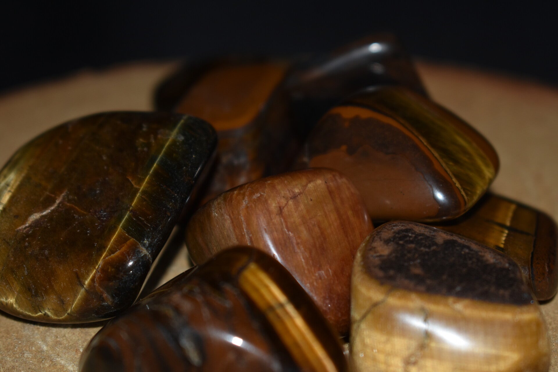 Œil de Tigre - Pierre Roulée