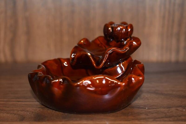 Porte-Encens Backflow en Céramique – Cascade Fleur de Lotus – 6 cm