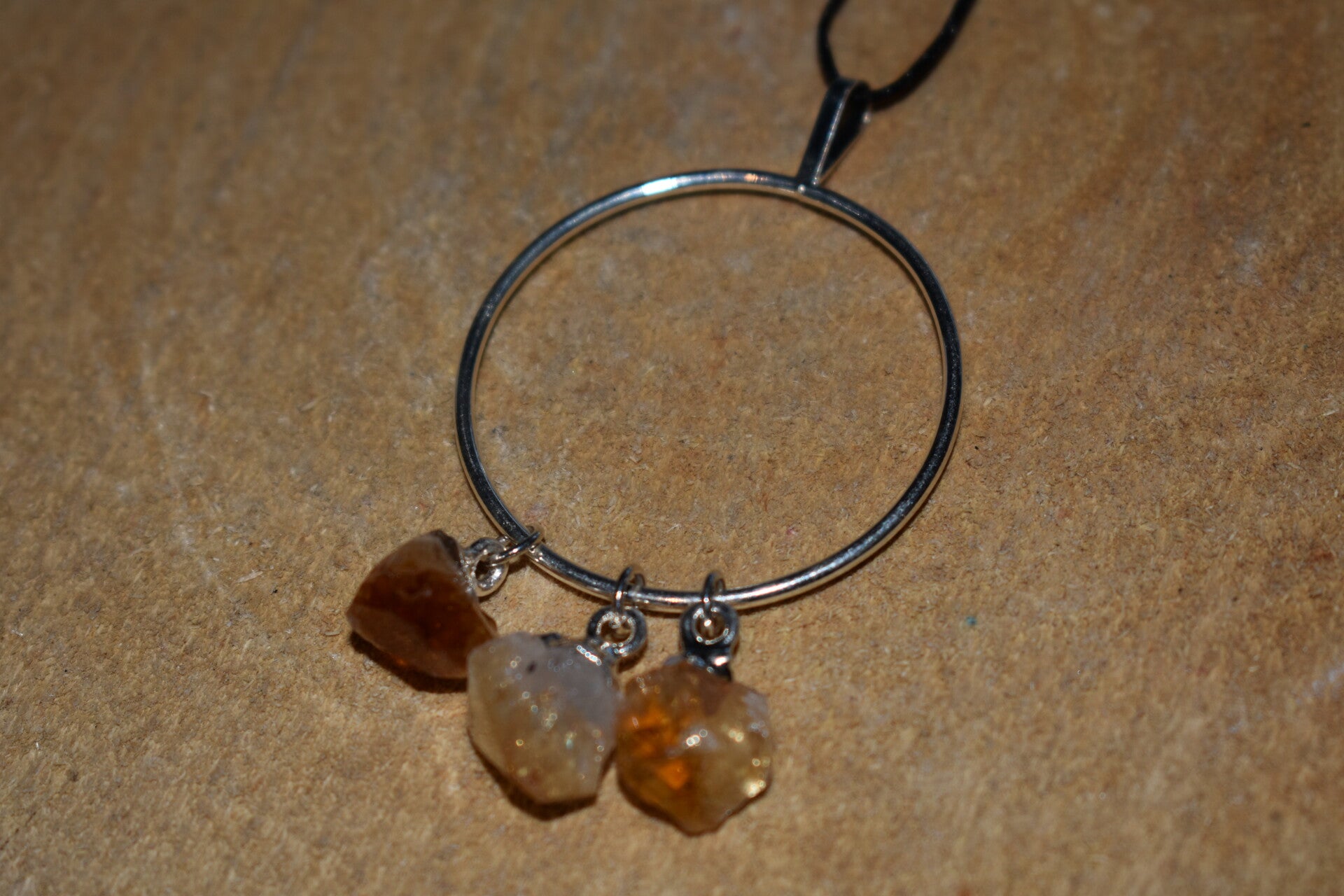 Pendentif Citrine brute