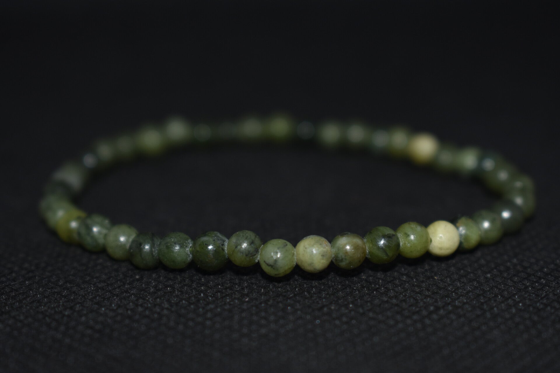 Bracelet Jade Néphrite 4mm