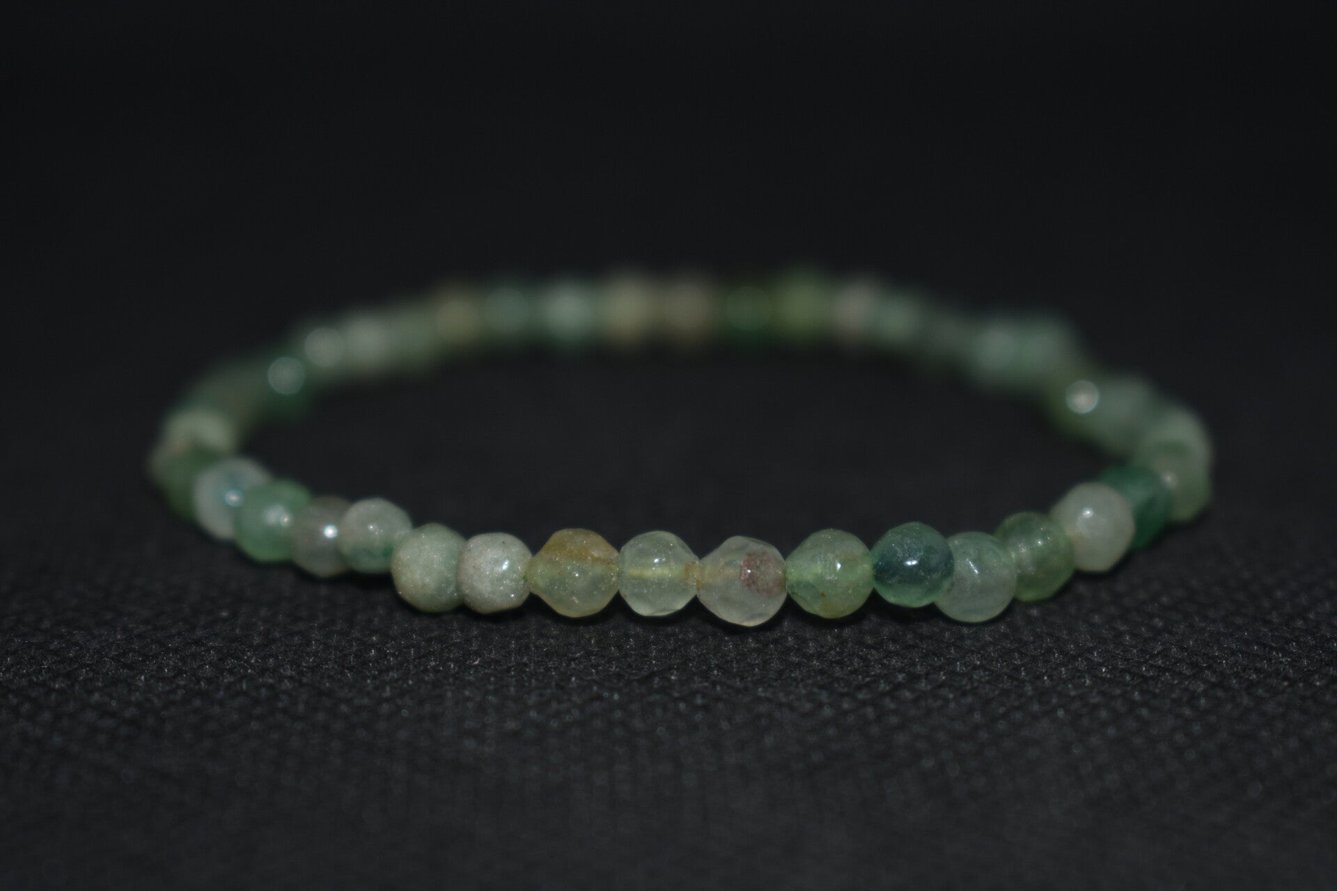 Bracelet Aventurine verte 4mm facettée