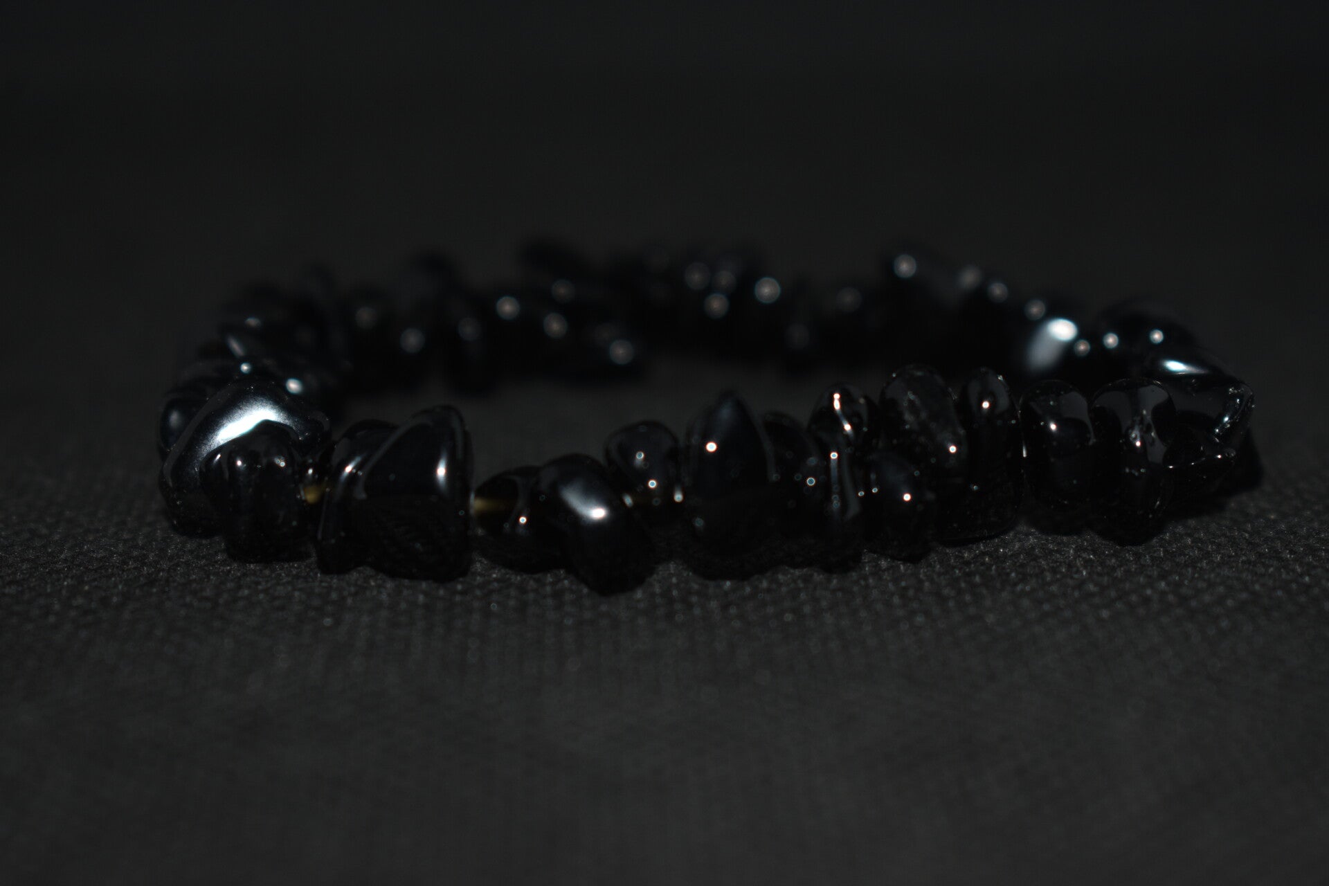 Bracelet Obsidienne chips