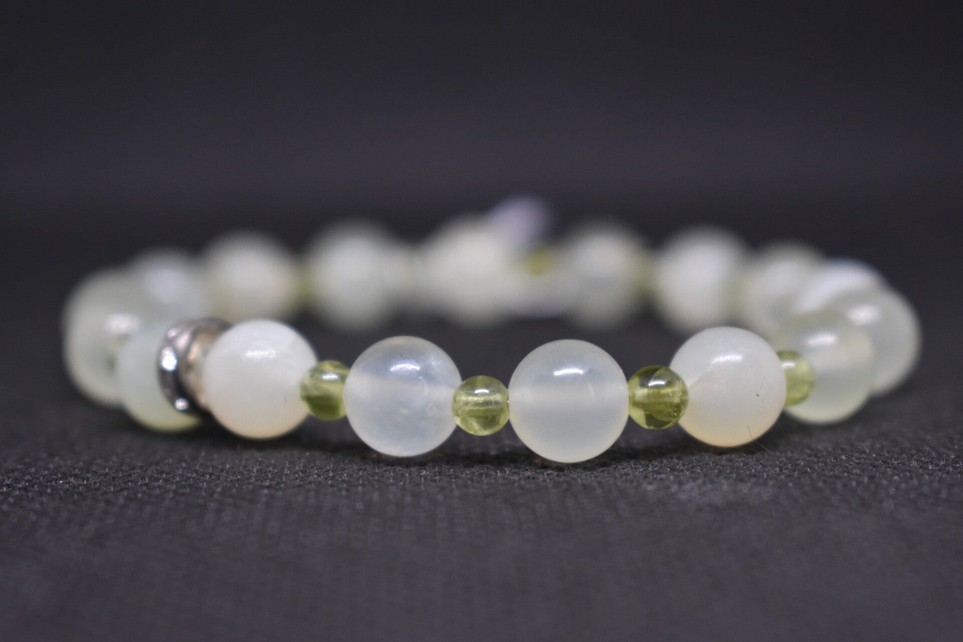 Bracelet Lumière du Renouveau – Jade de Chine & Péridot