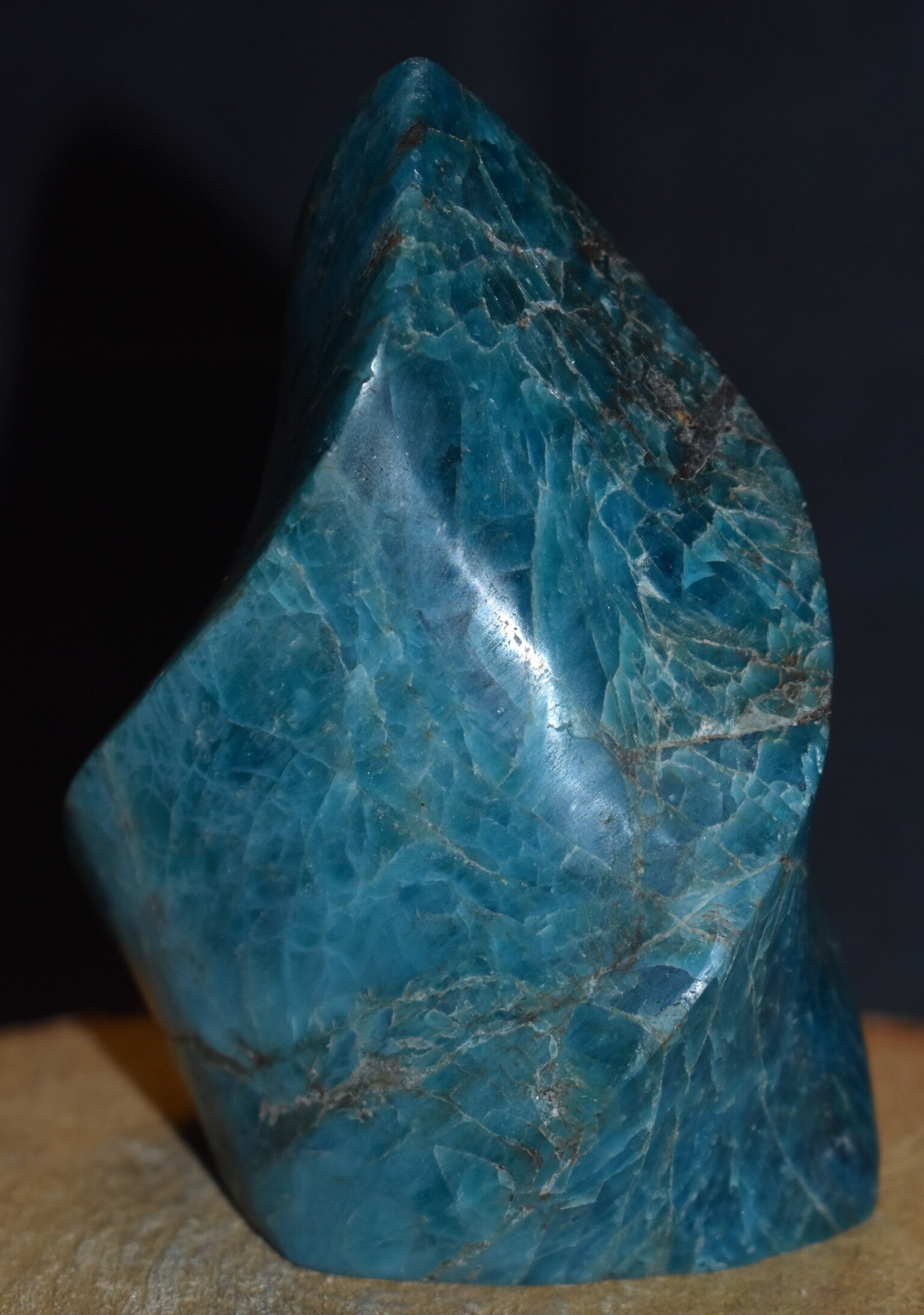 Apatite Bleue Spirale