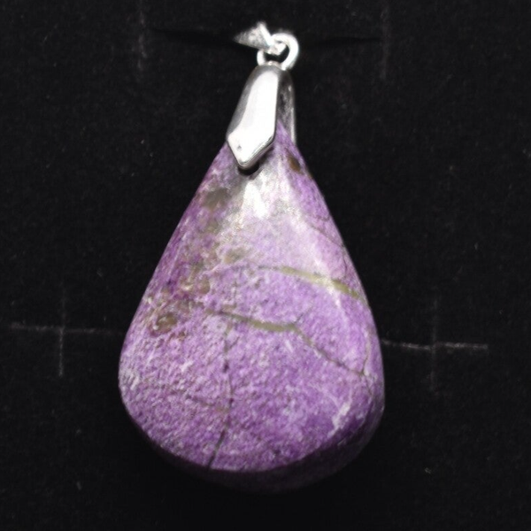 Pendentif Stichtite – Forme Goutte – Russie