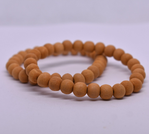 Bracelet en Bois de Santal – Perles 8 mm – Inde