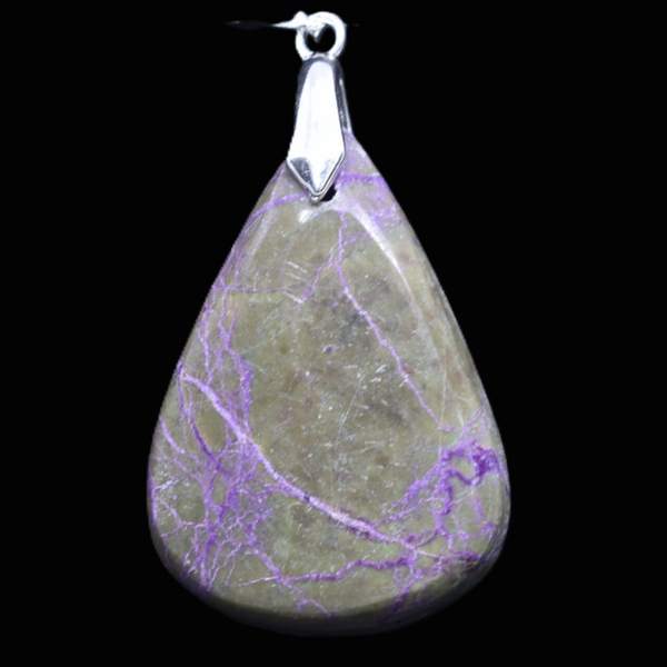 Pendentif Stichtite – Goutte – Russie
