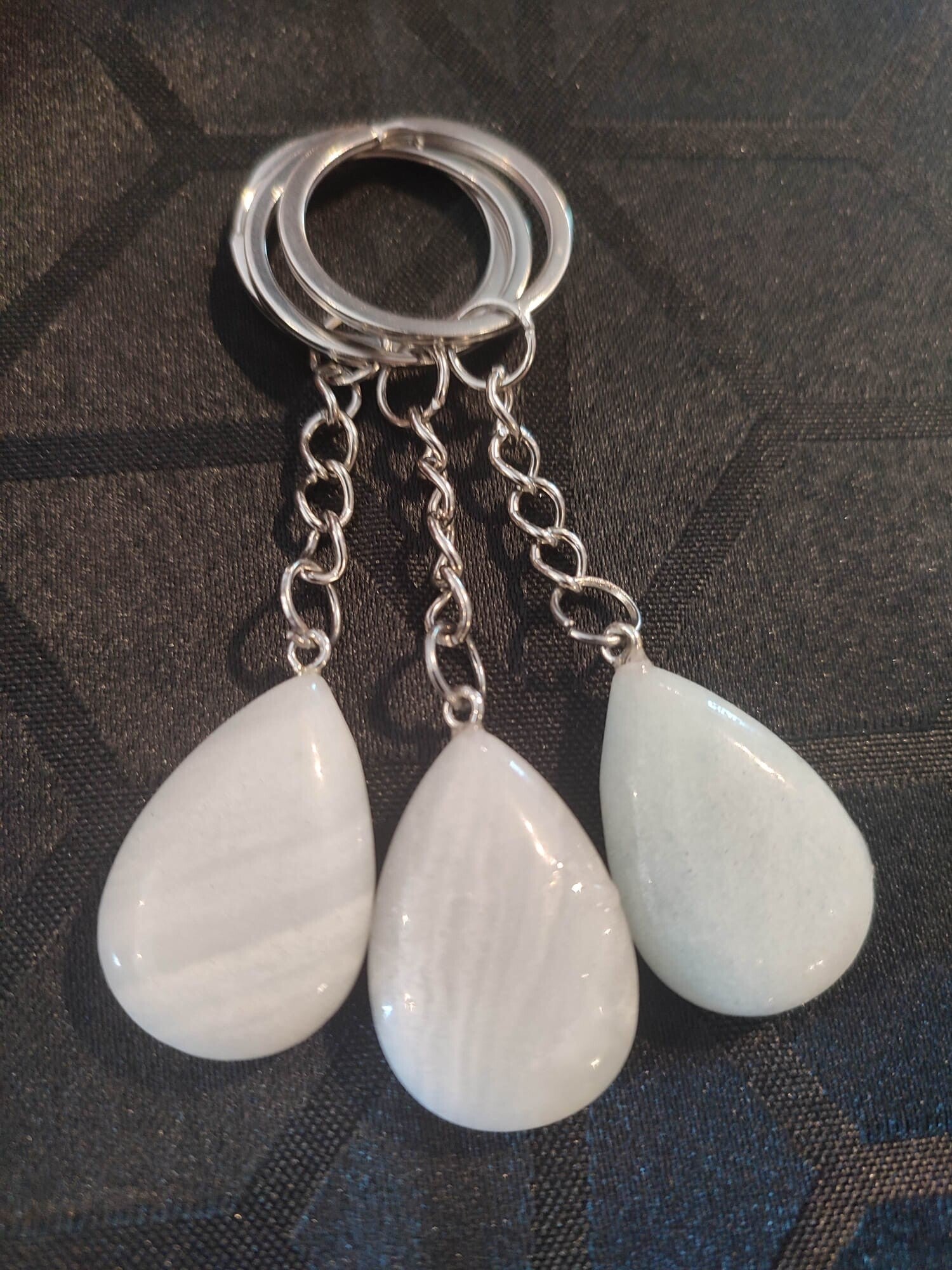 Porte-clés en Amazonite naturelle
