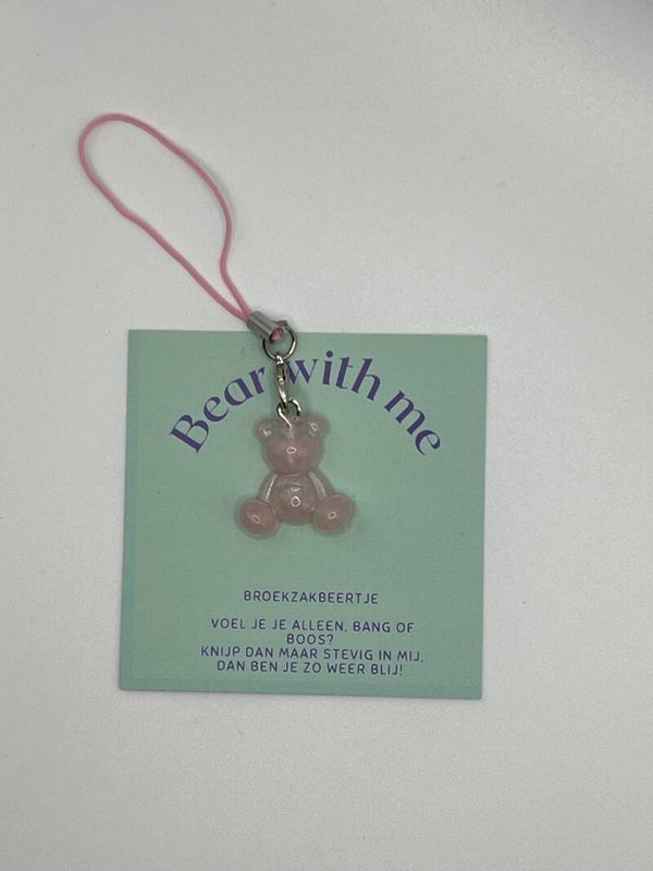 Broekzakbeertje lichtroze