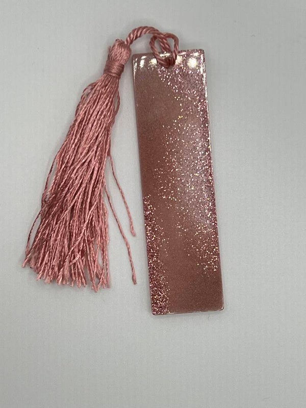 Bladwijzer klein roze glitter