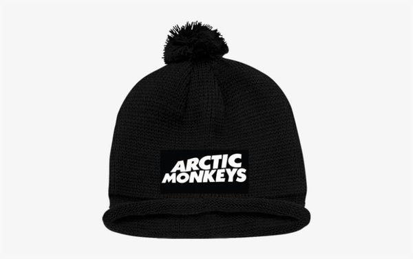 Arctic Monkeys black pom beanie