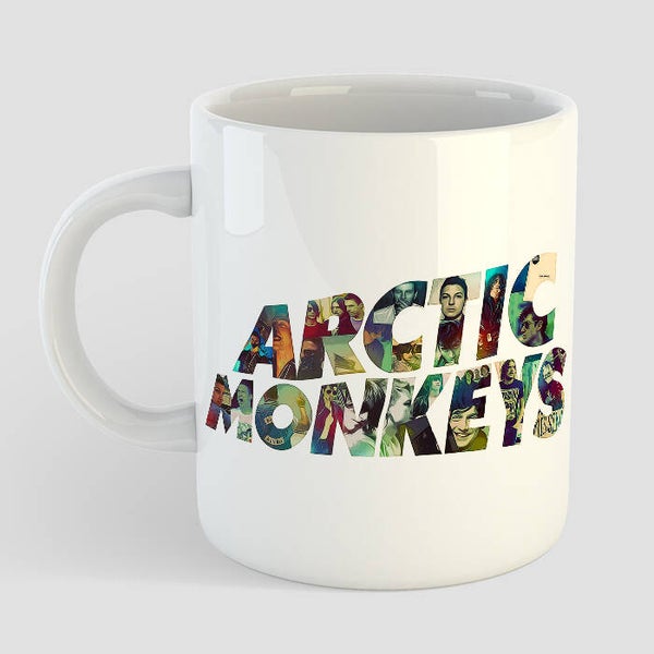 Arctic Monkeys logo graphic mug