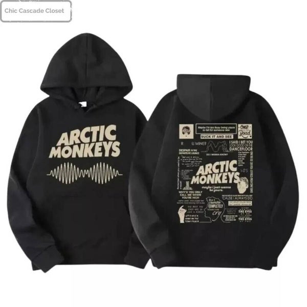 Arctic Monkeys black graphic hoddie