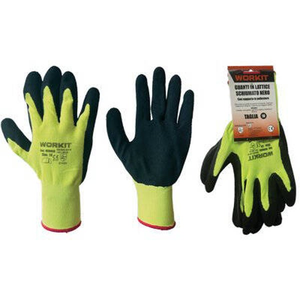 Guanti Lattice Rugoso Nero Workit