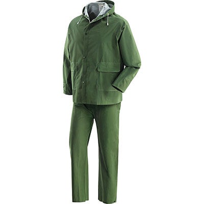 Completo Impermeabile Giacca + Pantalone Verde