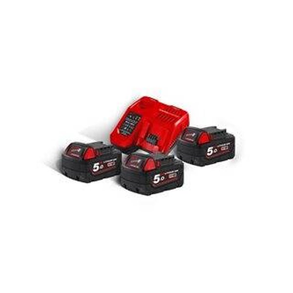 ENERGY KIT M18 3 x 5.0 AH (18V) + 1 x 2 AH (12V)