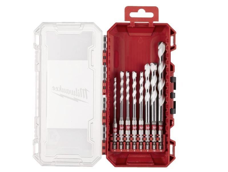 SET PUNTE MULTIMATERIALE - 8 PZ