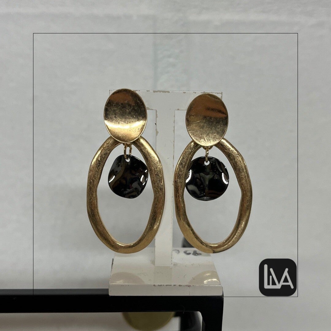 OVAAL  - mat en grafiet