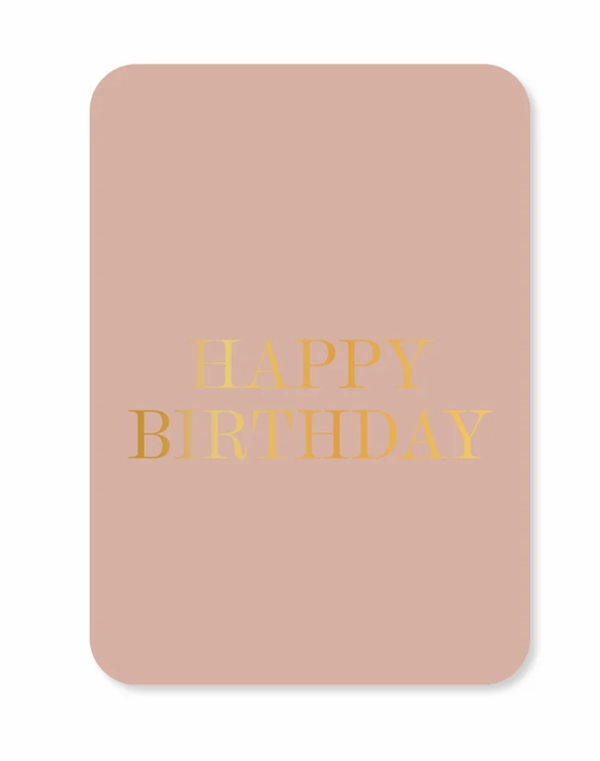 Minikaart (A7) met envelop - Birthday