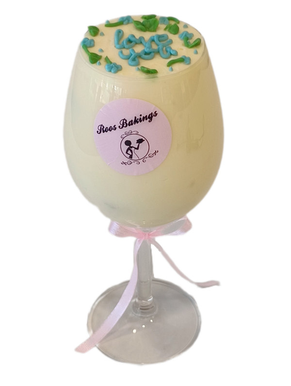Wijnglas gevuld