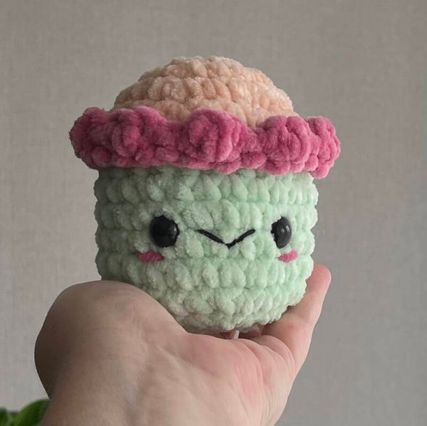 Gehaakte bloem plushie