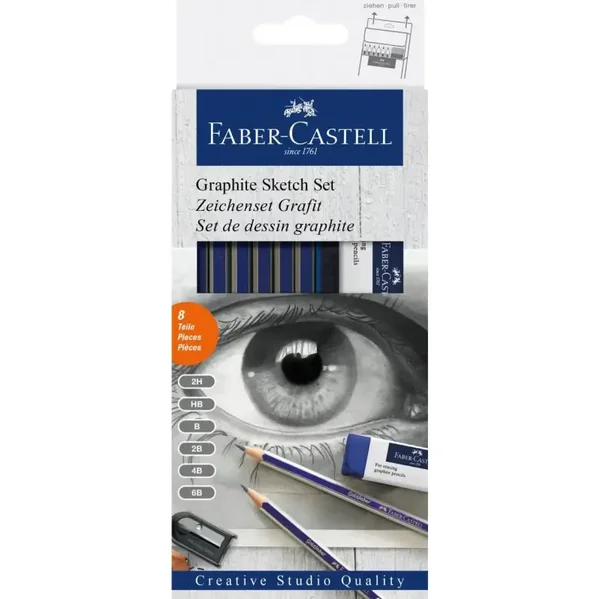 Set Goldfaber matite di grafite per schizzi Faber-Castell