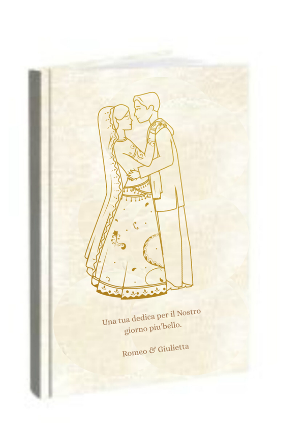 Guest book per Matrimonio con grafica 🪷Sereniu🪷
