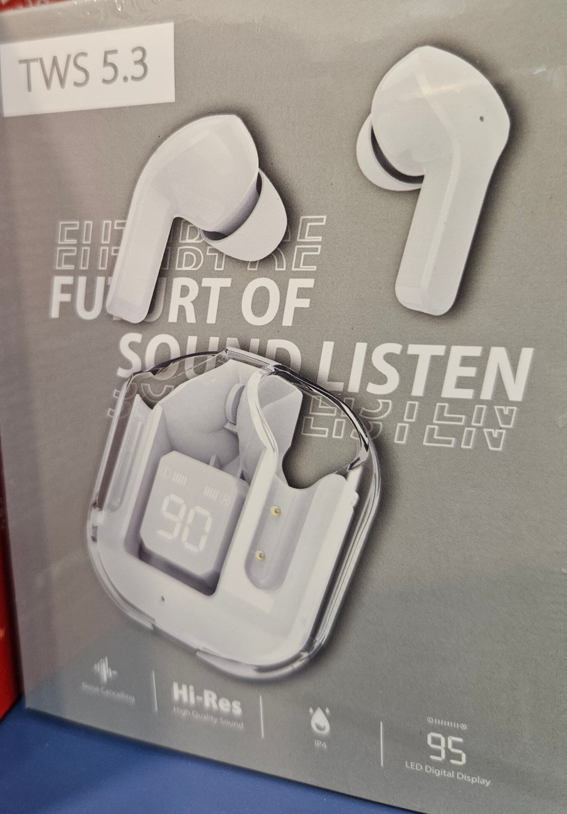 Cuffie bluetooh TWS 5.3 white