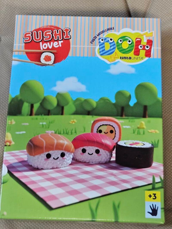Set Pasta Modellabile Tinta Unita Doh "Crea il tuo Sushi"