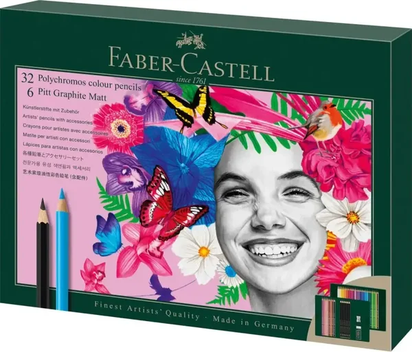 Polychromos & Pitt Graphite Matt set regalo Faber-Castell 40pz
