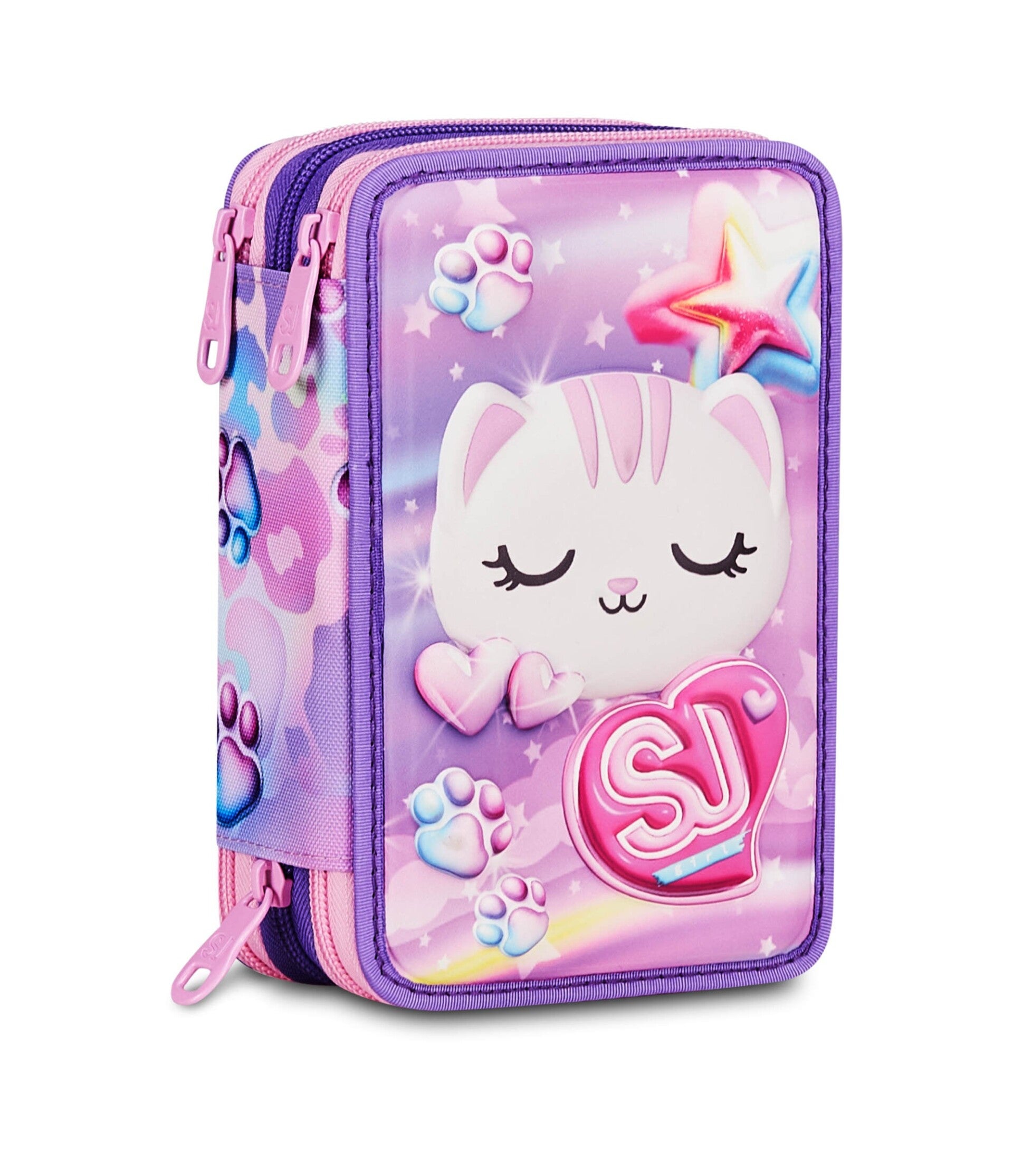 ASTUCCIO 3 ZIP 3D - GLOWCAT SEVEN SJ