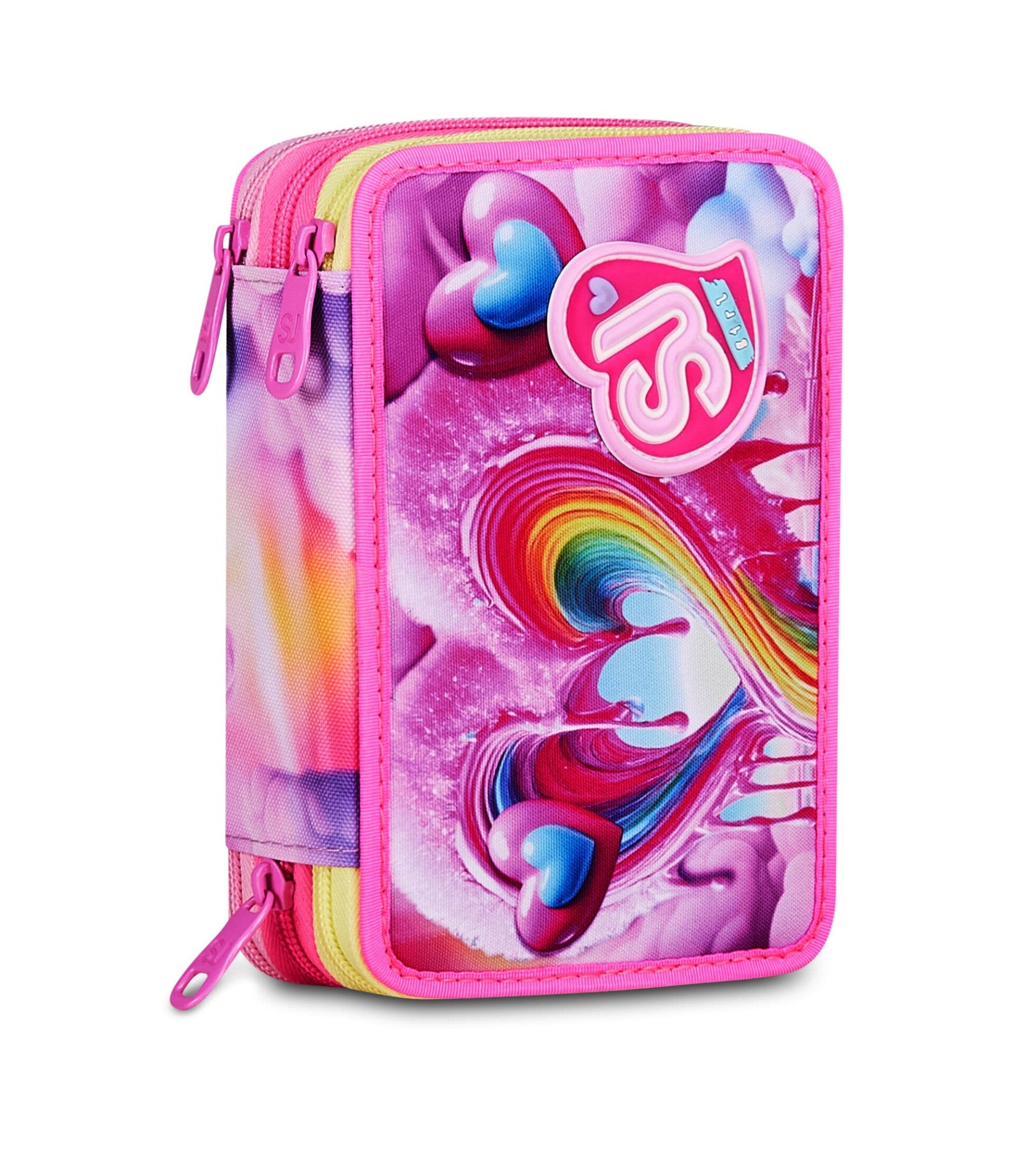 ASTUCCIO 3 ZIP - JOYFUL PINS GIRL SEVEN SJ