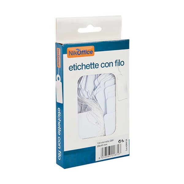 Etichette con filo