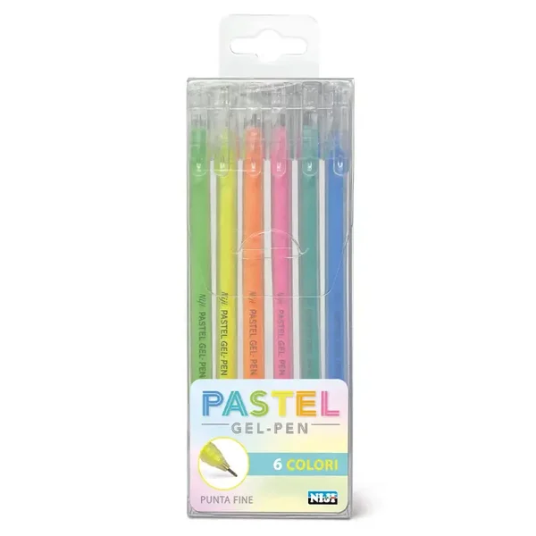 Set penne glitterate Pastel Lebez