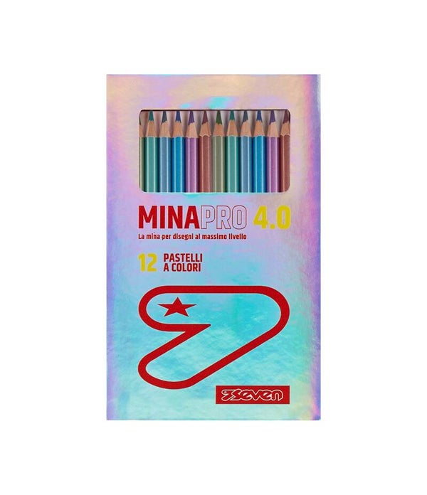 12 Pastelli Metallizzati Seven® Mina Pro 4.0