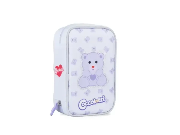 Astuccio 1 zip Coccolotti Classic lilla