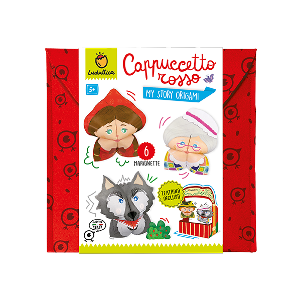 Origami fiabe Cappuccetto rosso Ludattica