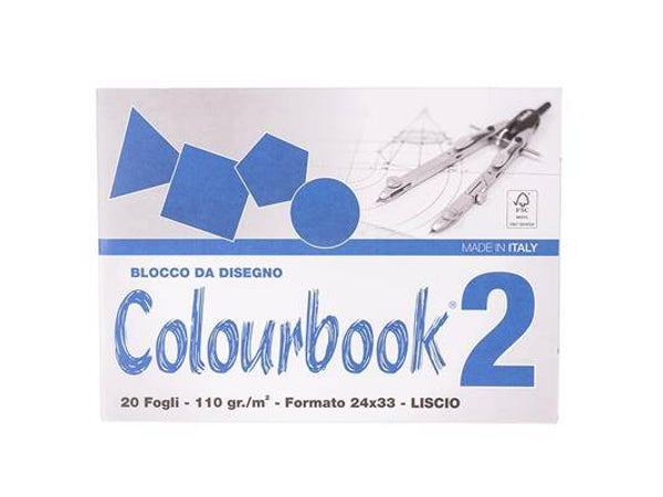 Blocco da disegno C2 24x33 110g - Liscio