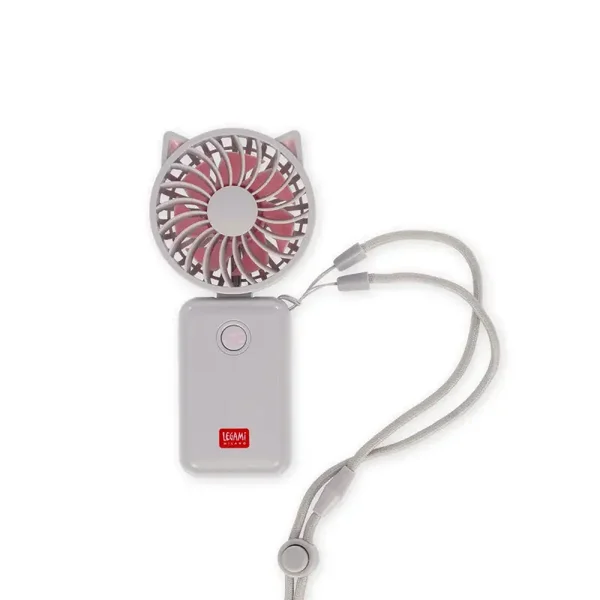 Ventilatore portatile ricaricabile - Kitty Legami