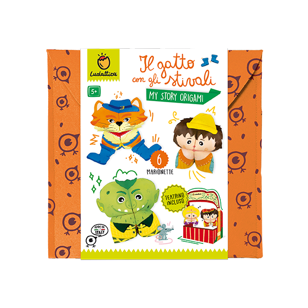 Origami fiabe Il gatto con gli stivali Ludattica